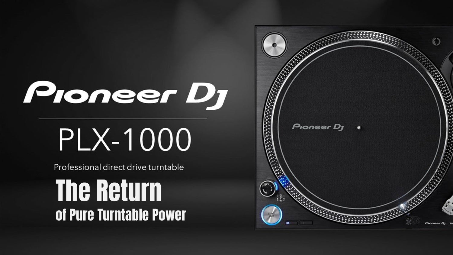 Pioneer DJ PLX-1000 Turntable – The Return of Pure Vinyl Power for Modern DJs