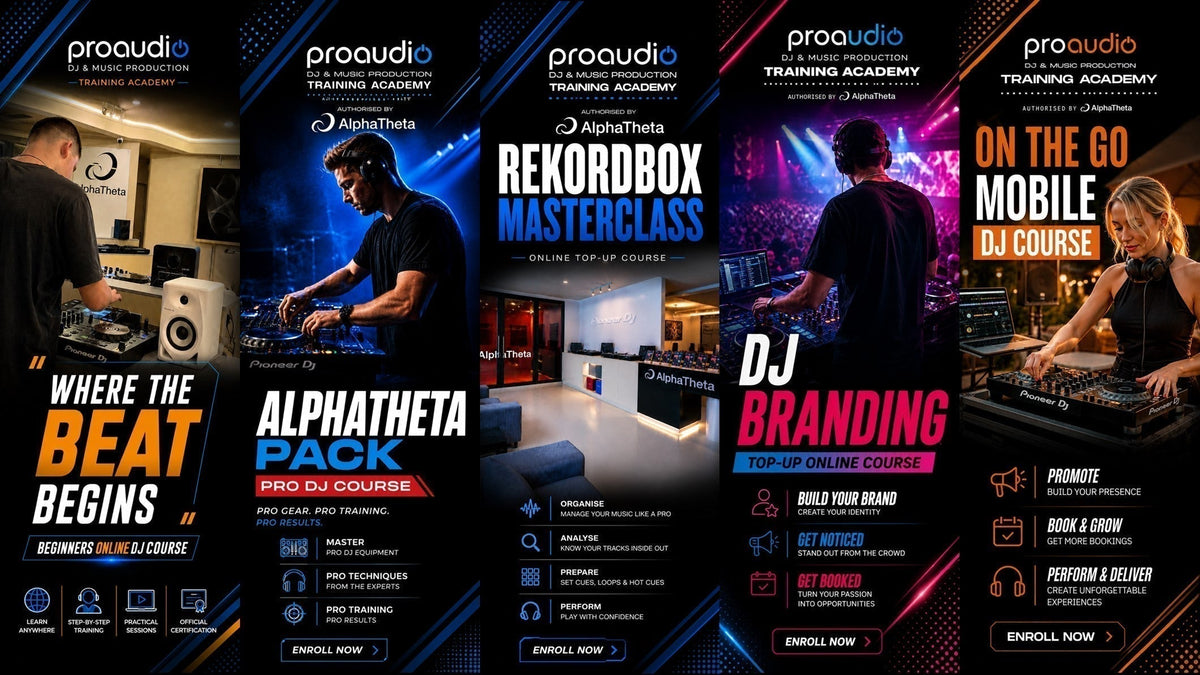 Proaudio DJ & Music Production Training Academy - Your DJ Journey Starts Here