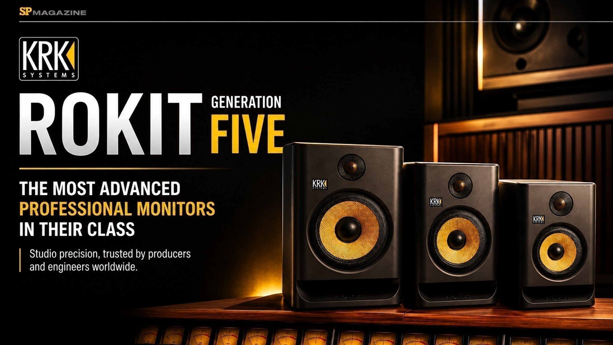 The KRK Rokit Generation Five - A New Standard for Studio Monitoring