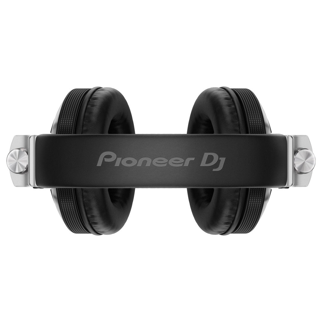 HDJ-X7 Professional Over-Ear DJ Headphones in Silver- Top