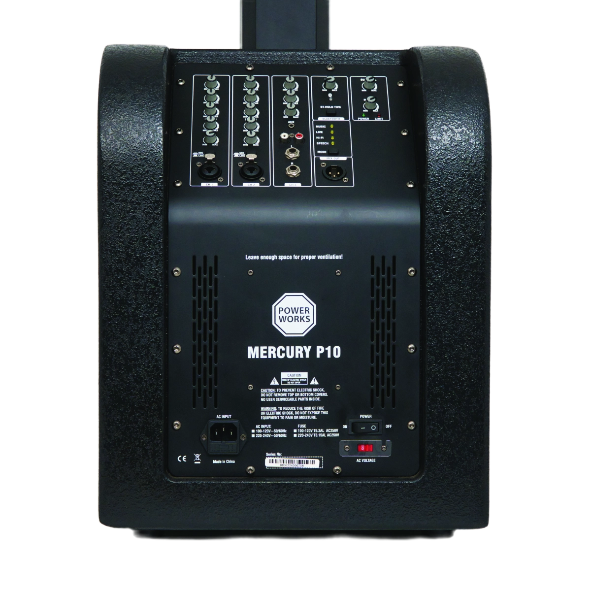 MERCURY P10 Active Column Array System- Rear- Speaker