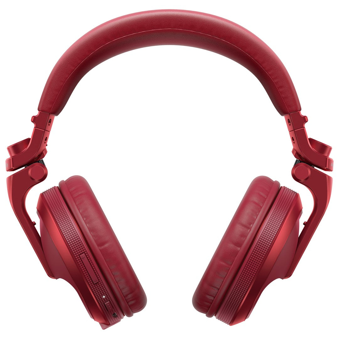 HDJ-X5BT Over-Ear DJ Headphones with Bluetooth (Red)- Front