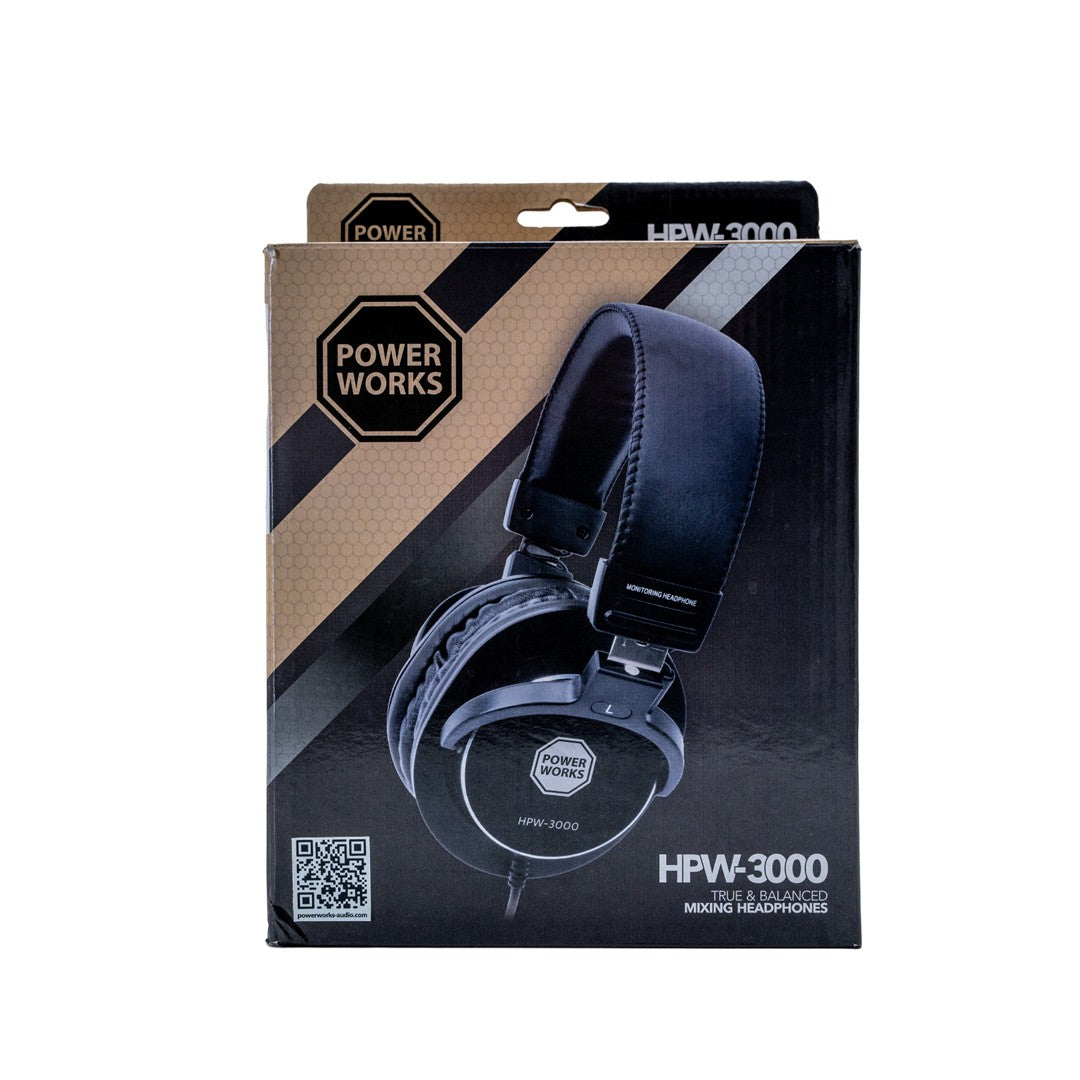 PowerWorks HPW-3000 Headphones-Front Box