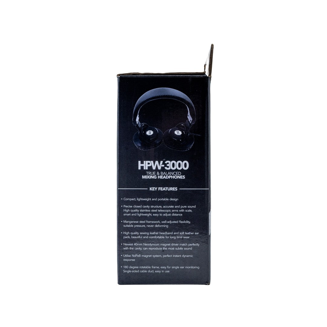 PowerWorks HPW-3000 Headphones-Side Box