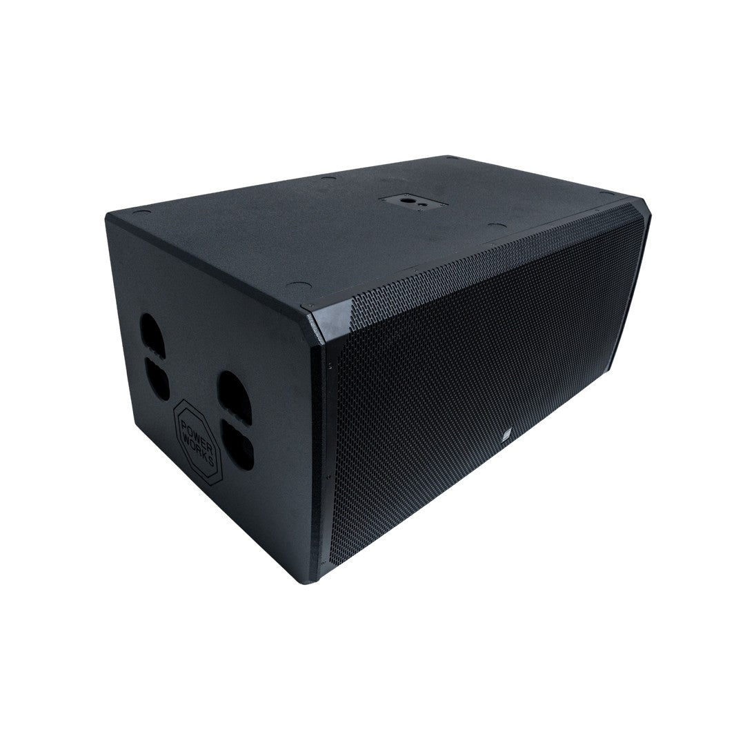 PowerWorks ARTEMIS 218SB Dual 18 Active Subwoofer-Top Front Left