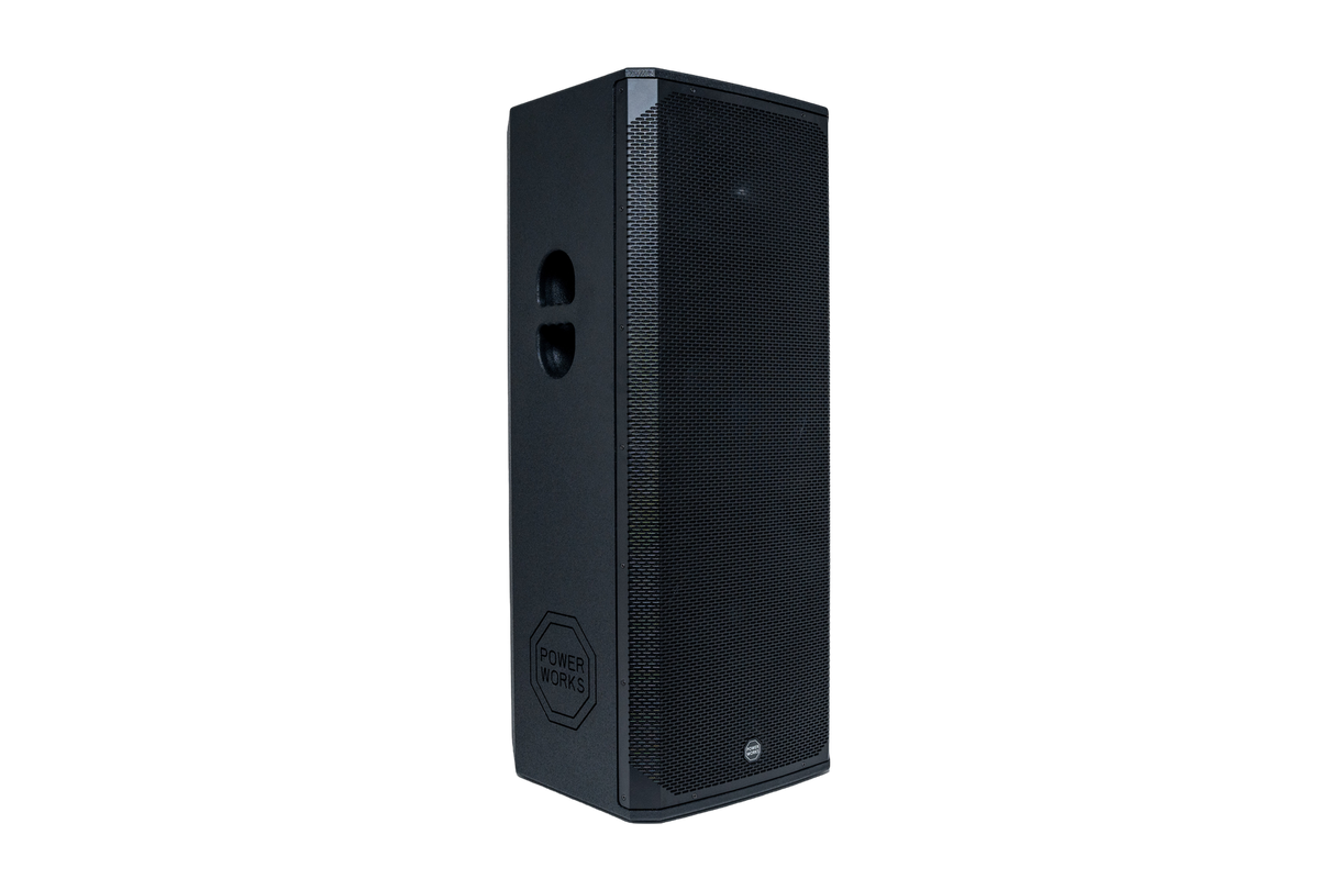 PowerWorks ARTEMIS 215PD Dual 15” Active Speaker-Front Left