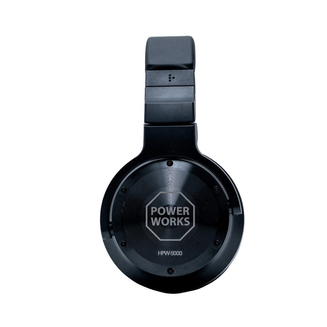 PowerWorks HPW-5000 Studio & DJ Headphones-Side