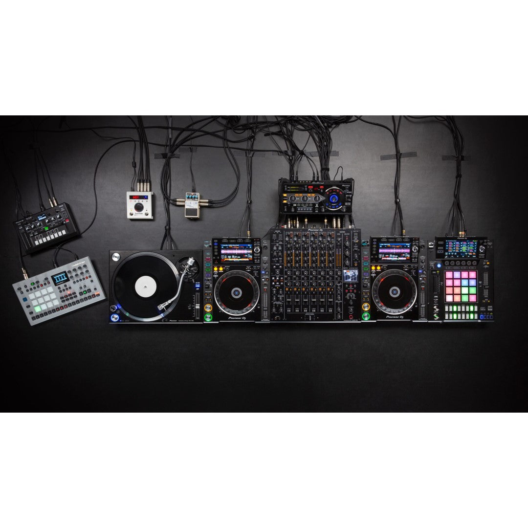 Pioneer DJ DJM-V10-LF 6-channel Creative Style Professional DJ Mixer with Long Fader Lifestyle