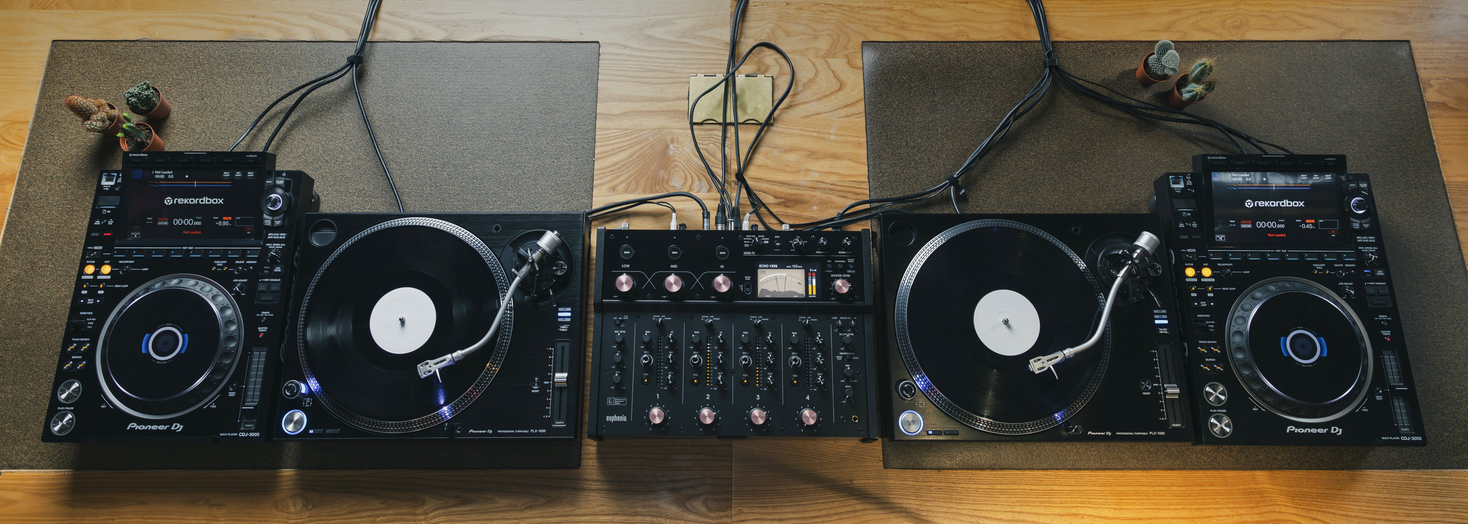 AlphaTheta EUPHONIA 4-Channel Professional Rotary Mixer Lifestyle
