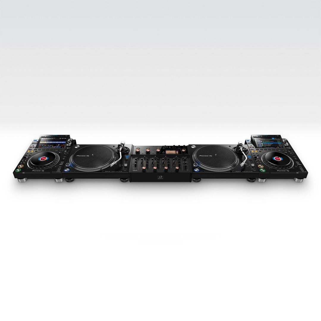 AlphaTheta EUPHONIA 4-Channel Professional Rotary Mixer Set up 2 PLX-1000 and CD-3000's
