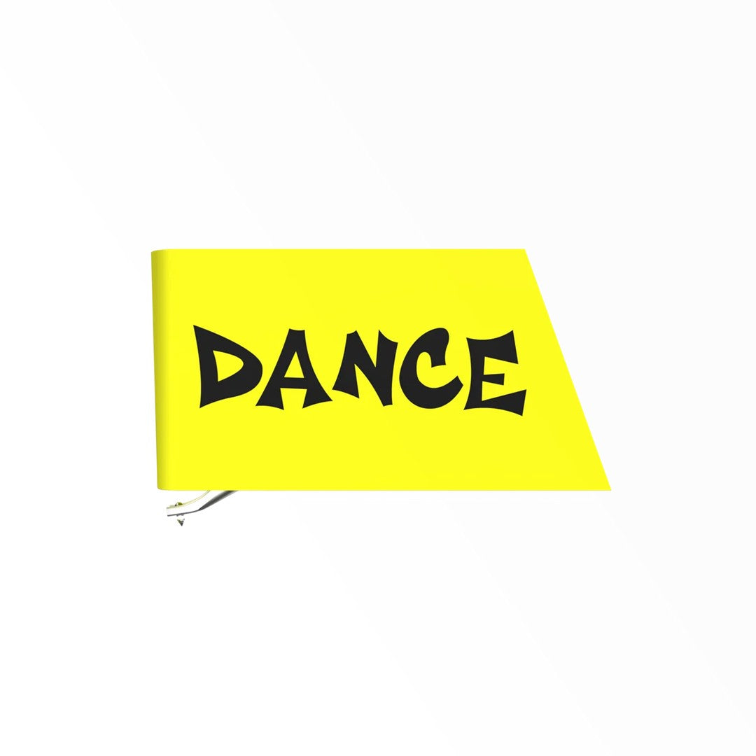 Ortofon STYLUS VNL DANCE Yellow Elliptical Replacement Stylus Side View