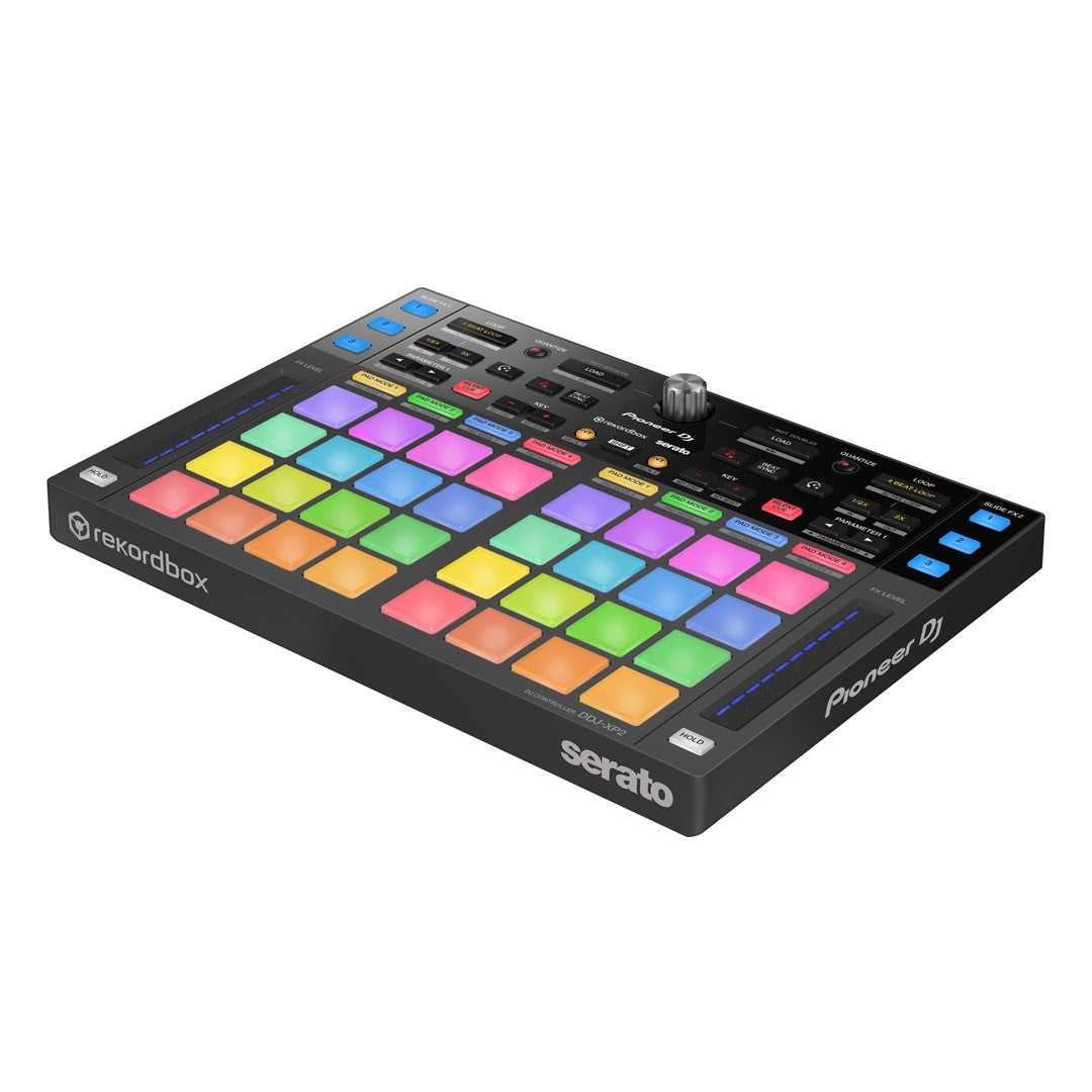 Pioneer DJ DDJ-XP2 Add-on Sub Controller For Rekordbox and Serato DJ Pro Top Front Right View