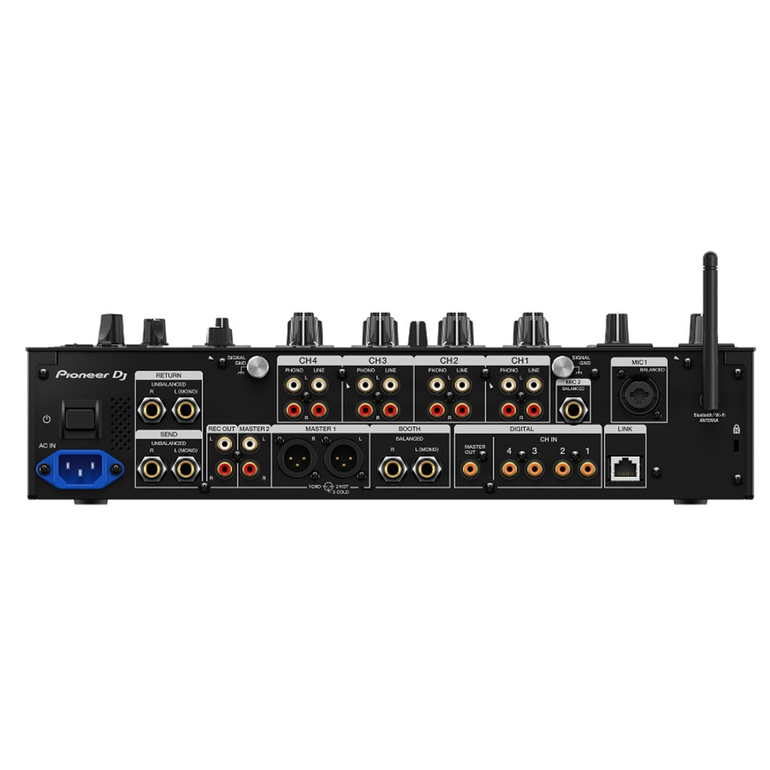 Pioneer DJ DJM-A9 - Professional 4-channel DJ Mixer Rear View