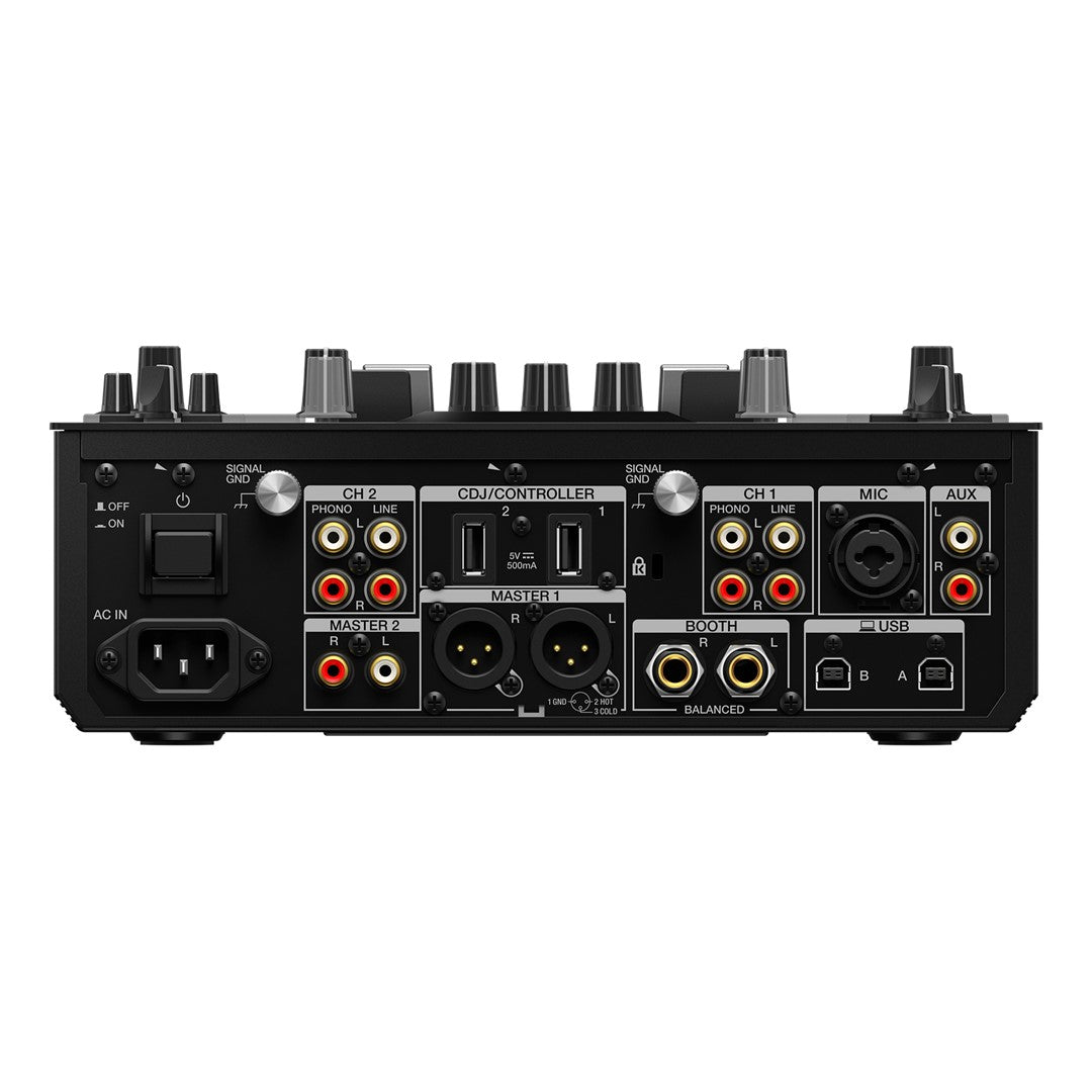 Pioneer DJ DJM-S11 2-channel Professional Scratch Style DJ Mixer Rear View