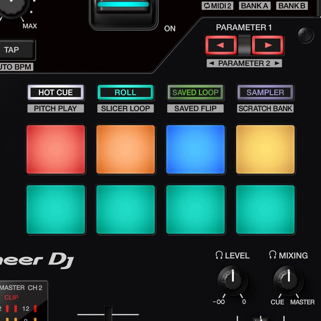 Pioneer DJ DJM-S7 2-Channel Scratch-Style Performance DJ Mixer Pads