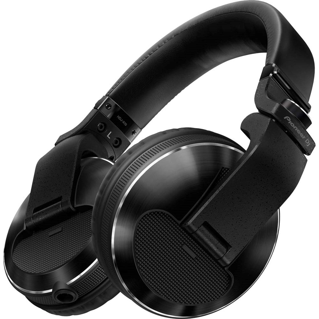 Pioneer DJ HDJ-X10K Black Flagship Over-Ear DJ Headphones Front Right View