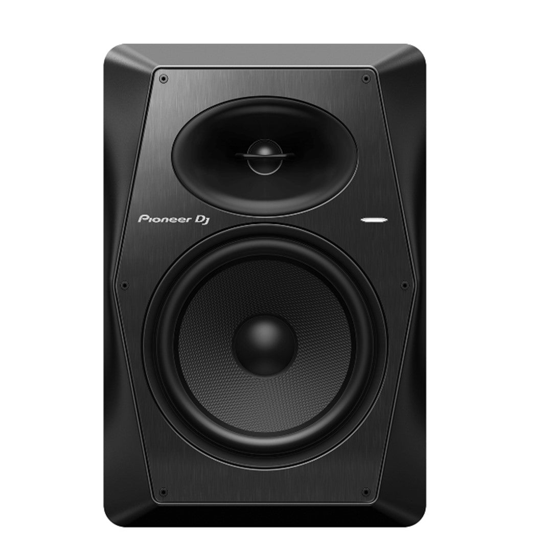 Pioneer DJ VM-80 8" Black Active Monitor Speaker Front View
