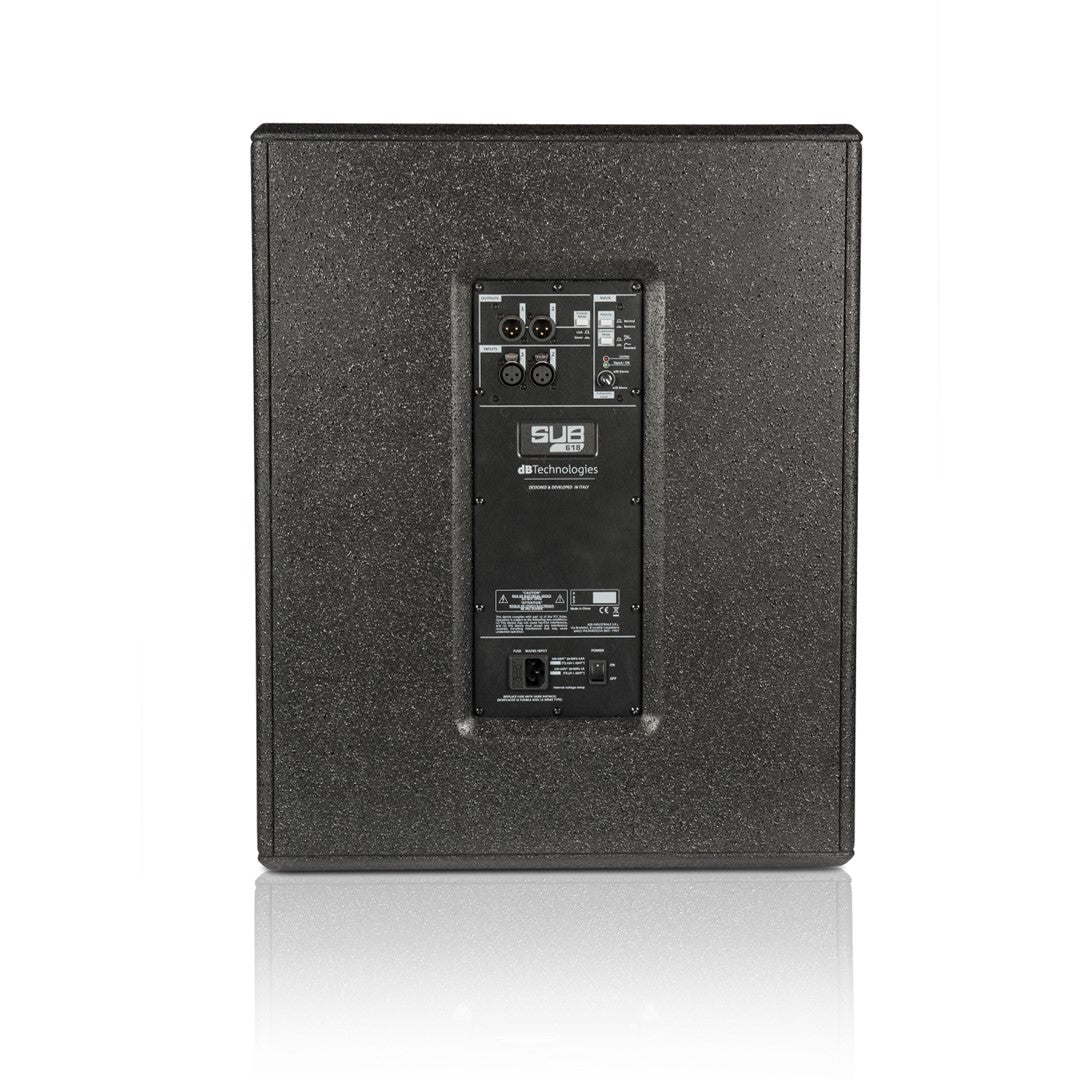 dB Technologies SUB 618 - 18" 600W Active Subwoofer Rear