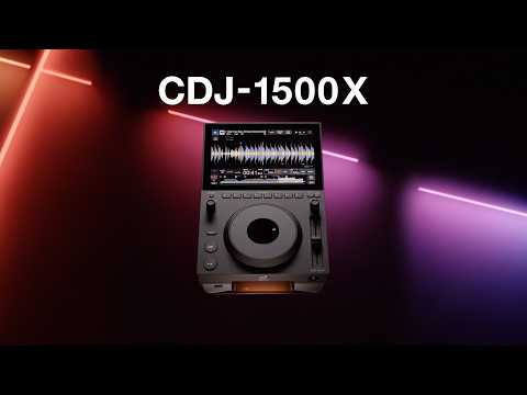 The AlphaTheta CDJ-1500X DJ Multi Player Introduction Video