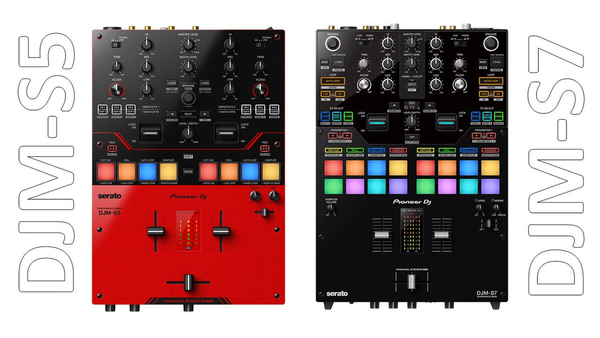 COMPARING the Pioneer DJM-S5 and DJM-S7
