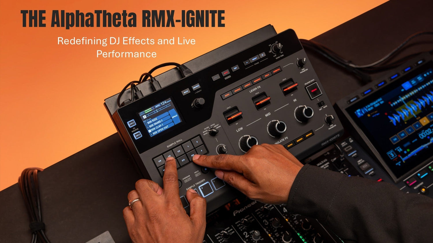 AlphaTheta RMX-IGNITE Professional DJ Effector & Sampler | Redefining DJ Effects and Live Performance
