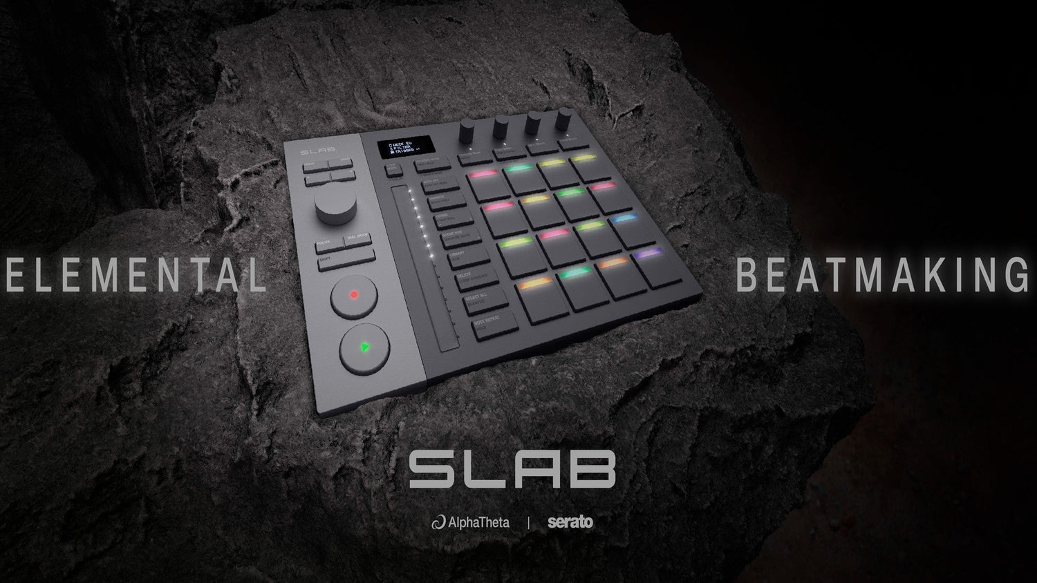 AlphaTheta SLAB MIDI Controller for Serato Studio | Advanced Beat Performance for Serato Studio