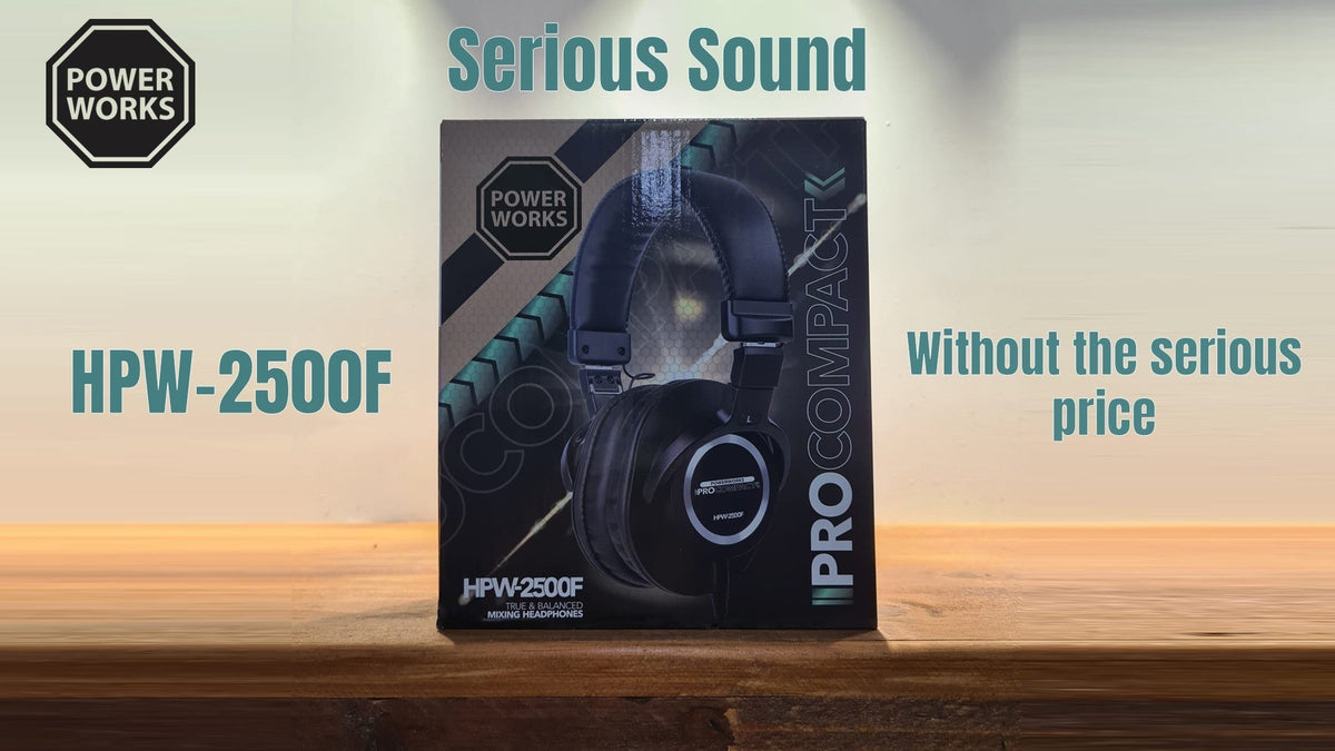 The PowerWorks HPW-2500F Headphones | Serious Sound Without the Serious Price