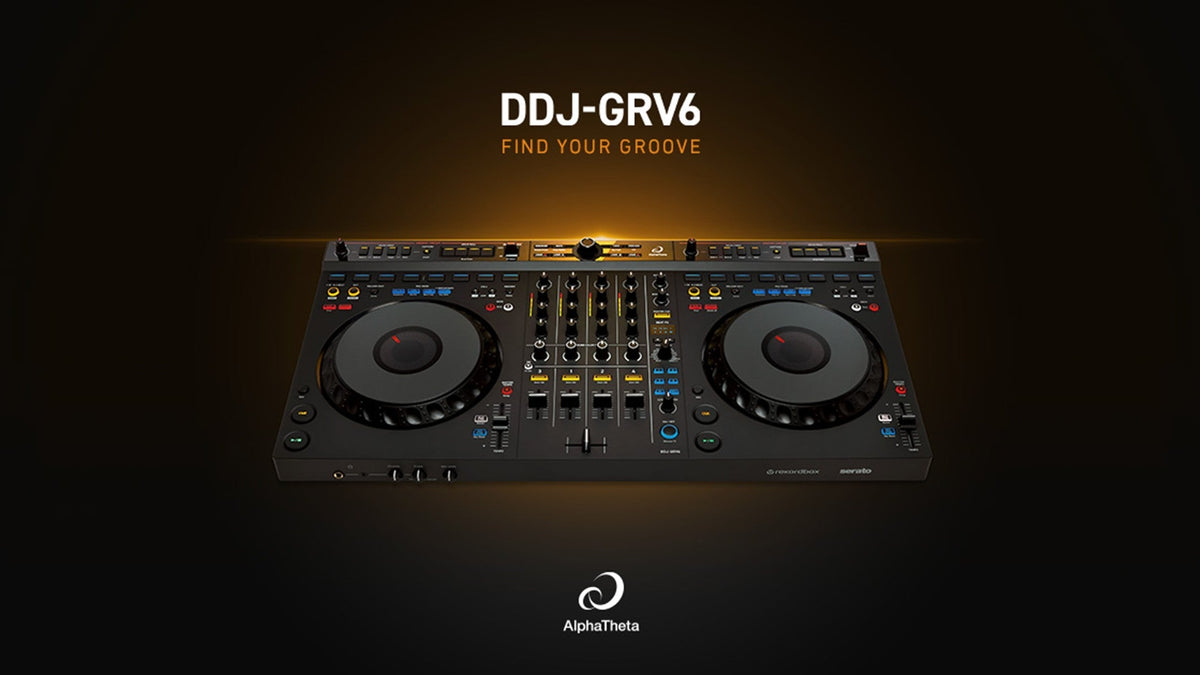 AlphaTheta DDJ-GRV6: 4-Channel Club-Inspired DJ Controller – Find Your Groove