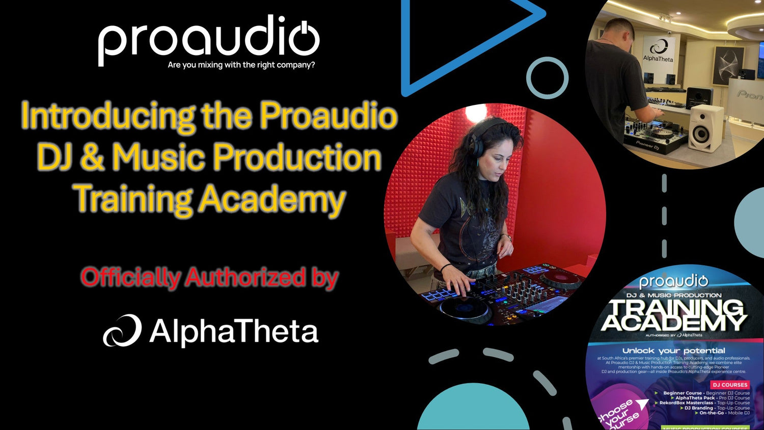 Proaudio DJ & Music Production Training Academy – Officially Authorized by AlphaTheta