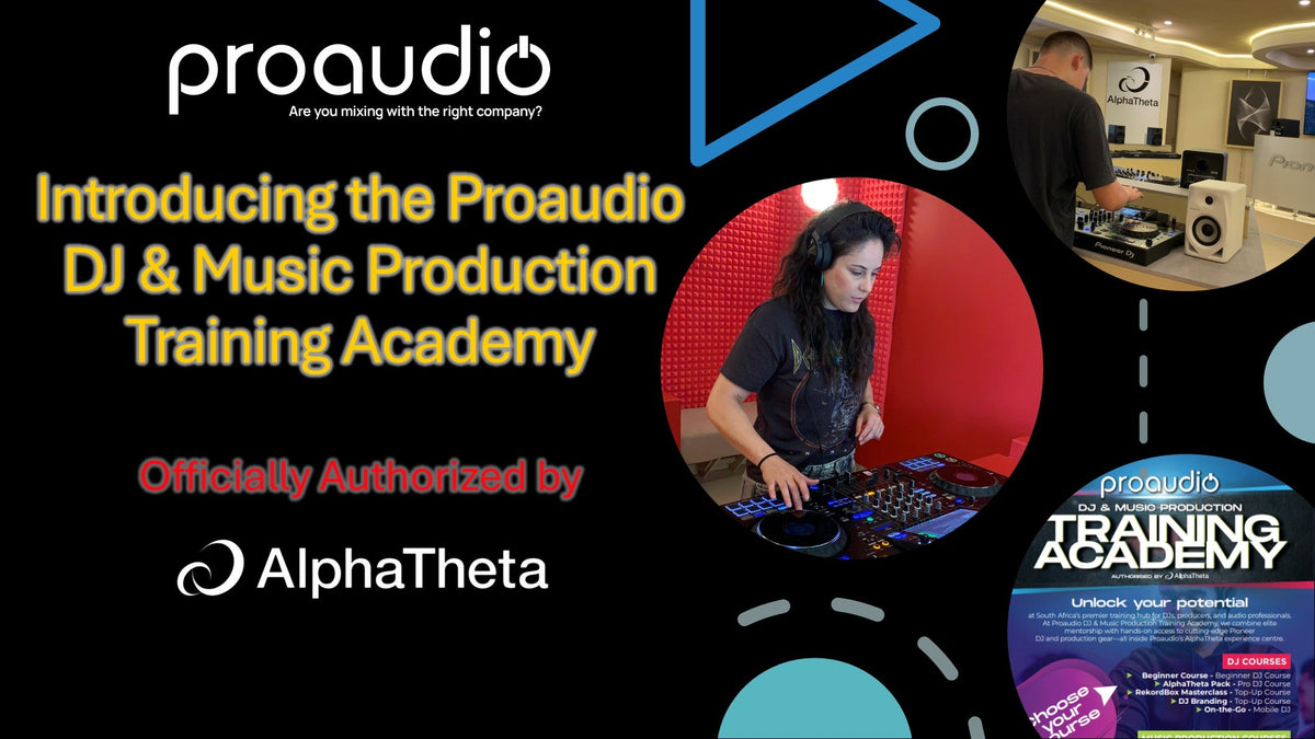 Proaudio DJ & Music Production Training Academy – Officially Authorized by AlphaTheta