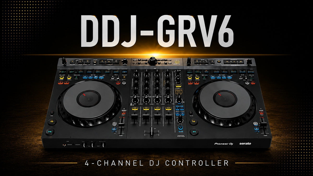 The AlphaTheta DDJ-GRV6 - Revolutionizing Live DJ Performance and Creative Remixing