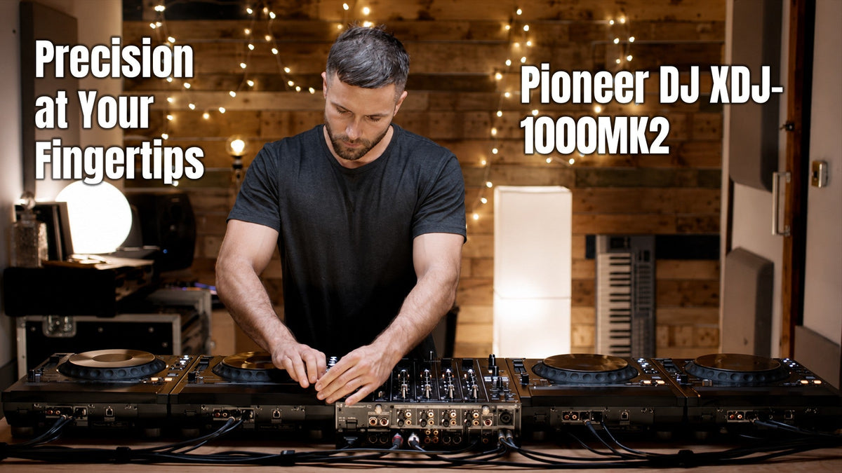 Pioneer DJ XDJ-1000MK2 - Precision at Your Fingertips with Club-Standard Performance