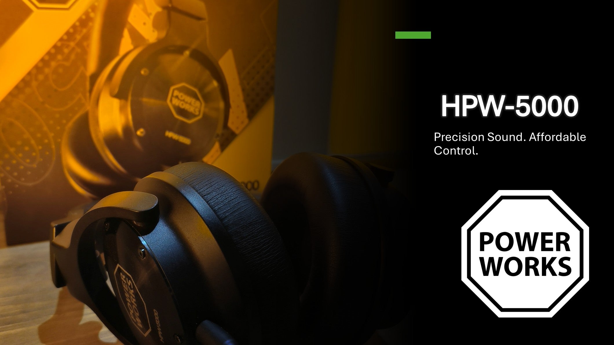 Powerworks HPW-5000 Studio and DJ Headphones – Precision Sound at an Affordable Price