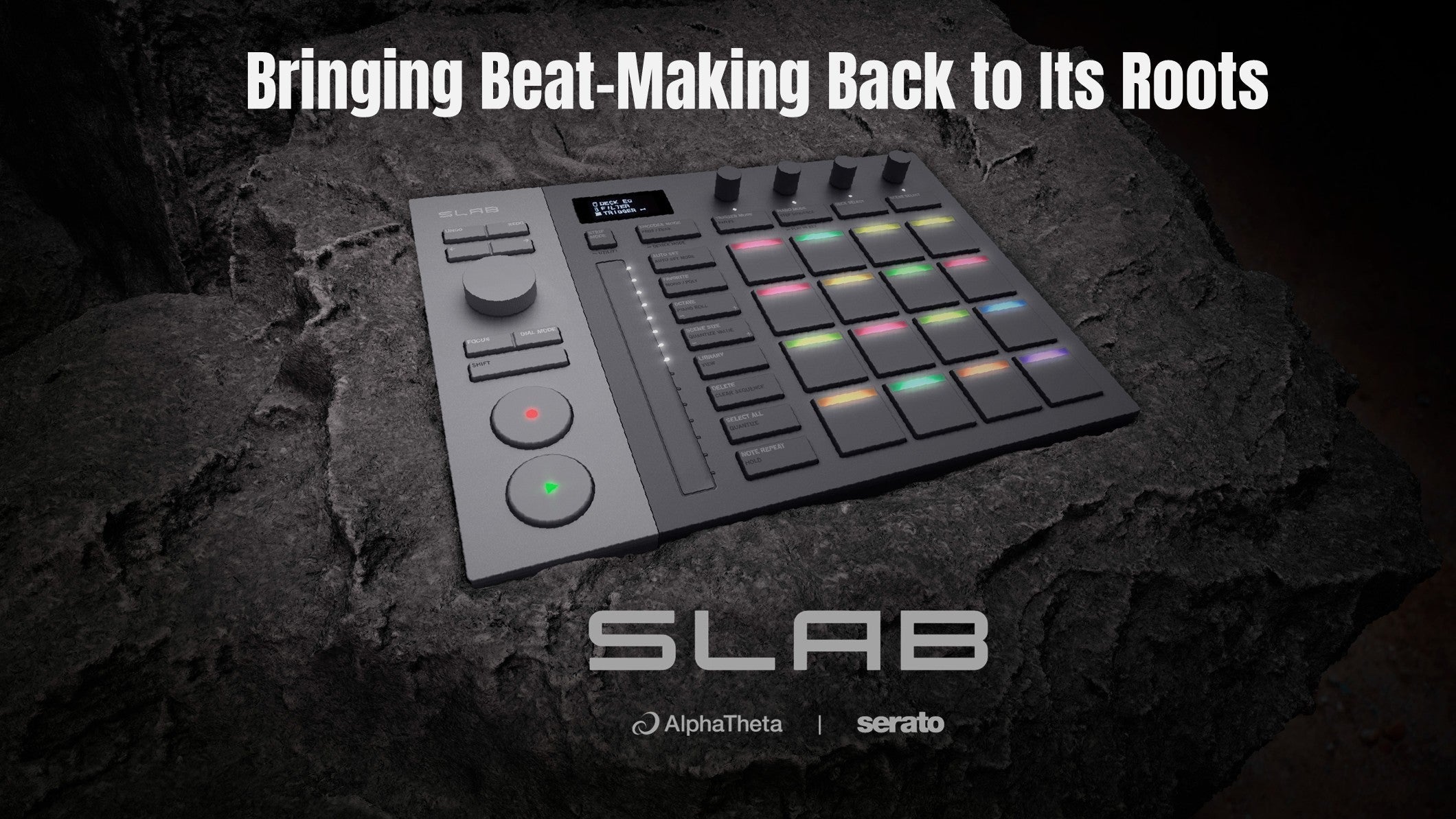 AlphaTheta SLAB MIDI Pad Controller – Hands-On Beat-Making for Serato Studio Creators