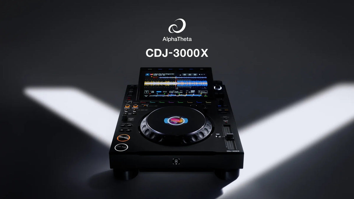 AlphaTheta CDJ-3000X professional DJ player- Next-Generation Professional DJ Player