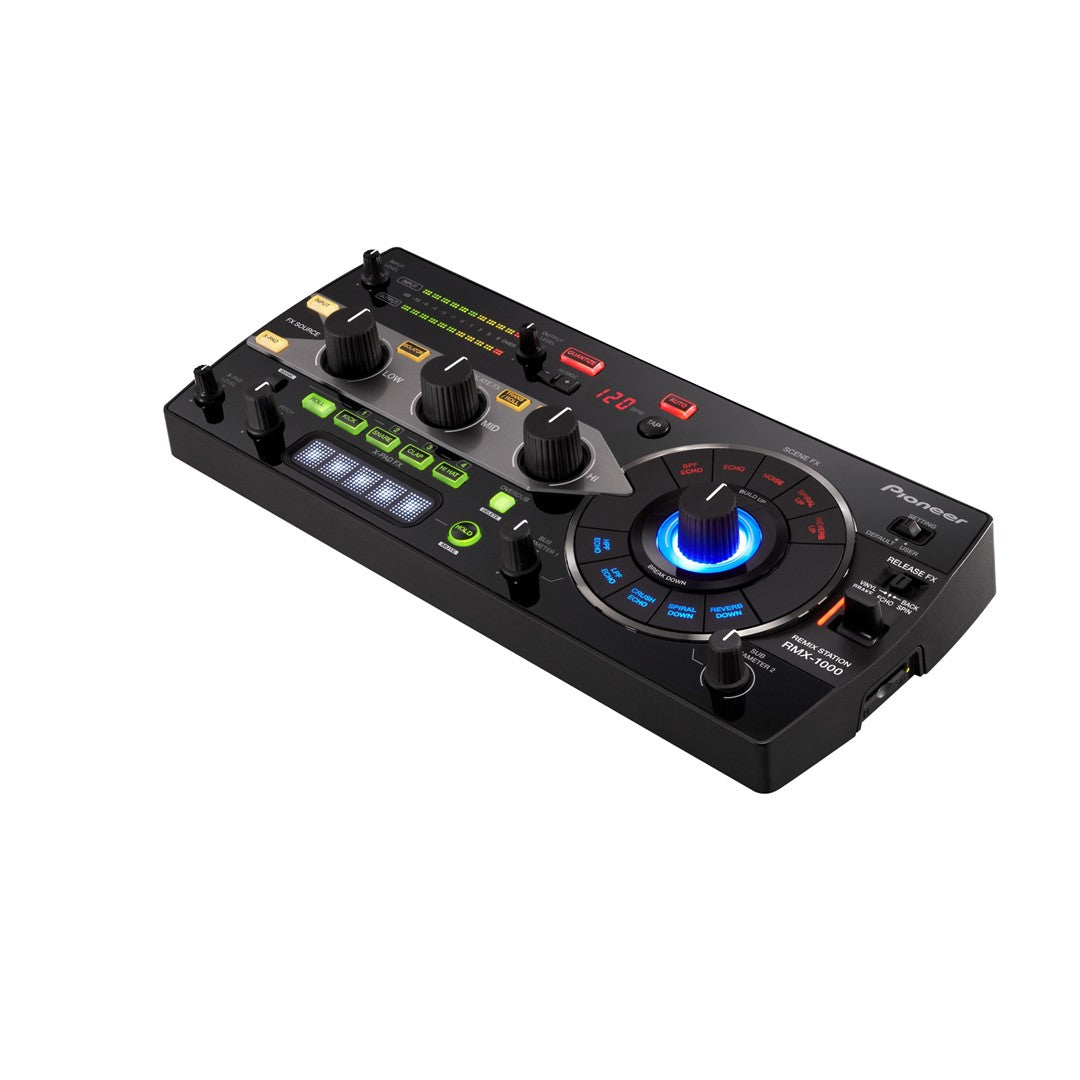 RMX-1000 Professional DJ Effector and Sampler- Top Front Right