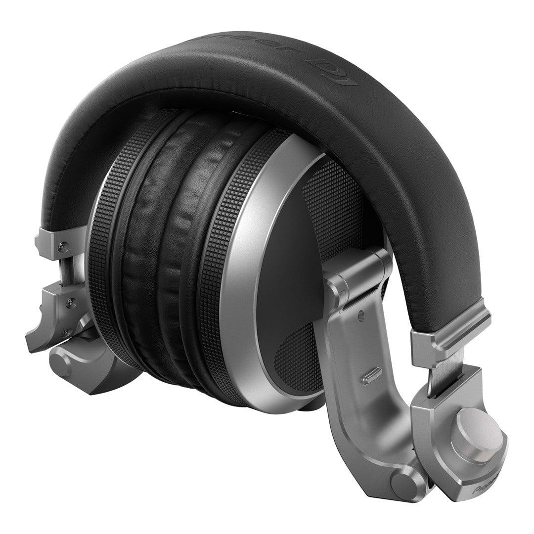 HDJ-X5 Over-Ear DJ Headphones in Silver- Folded