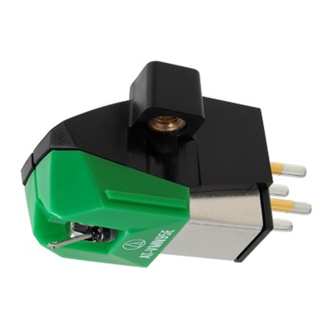 AT-VM95E Dual Moving Magnet Cartridge-Front Bottom Right-Stylus and Cartridge