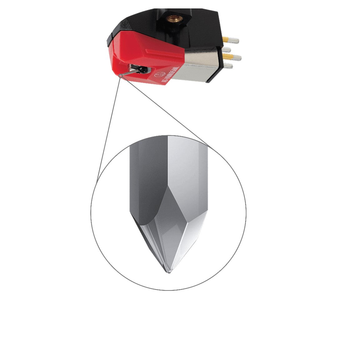 AT-VM95ML Dual Moving Magnet Cartridge-Microliner Stylus