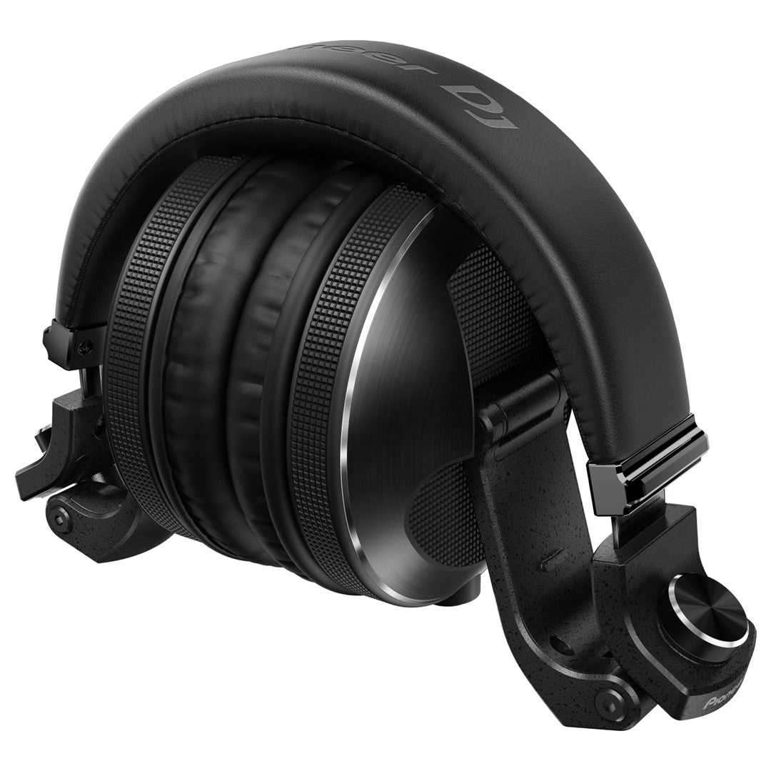 HDJ-X10 Flagship Over-Ear DJ Headphones in Black- Folded