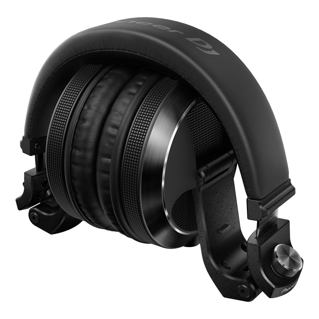 HDJ-X7 Professional Over-Ear DJ Headphones in Black- Folded