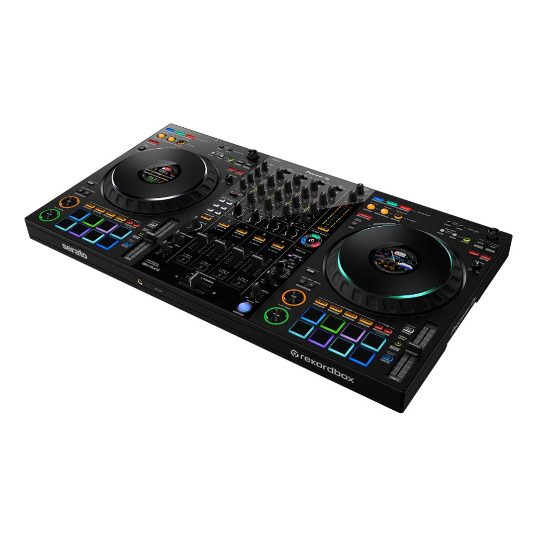 Pioneer DJ DDJ-FLX10 Professional 4-Channel Performance DJ Controller Top Front Right View