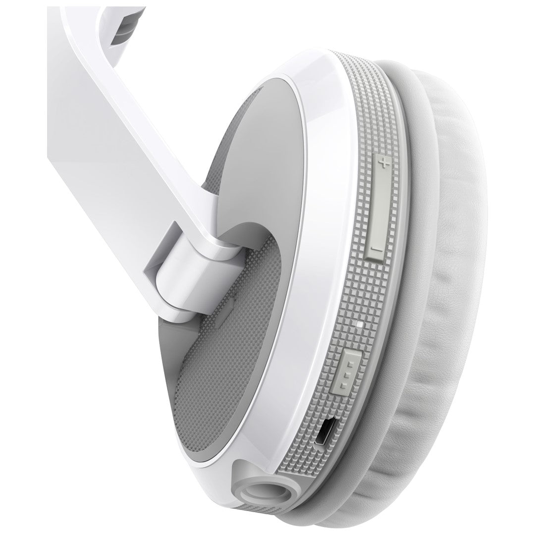 HDJ-X5BT Over-Ear DJ Headphones with Bluetooth (White)- Focus Shot
