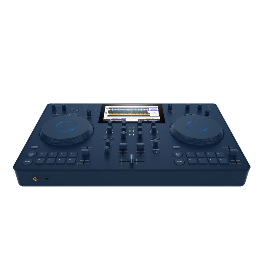 AlphaTheta OMNIS-DUO All-in-One Portable DJ System Front Top View