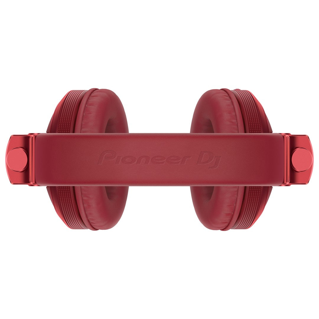 HDJ-X5BT Over-Ear DJ Headphones with Bluetooth (Red)- Top