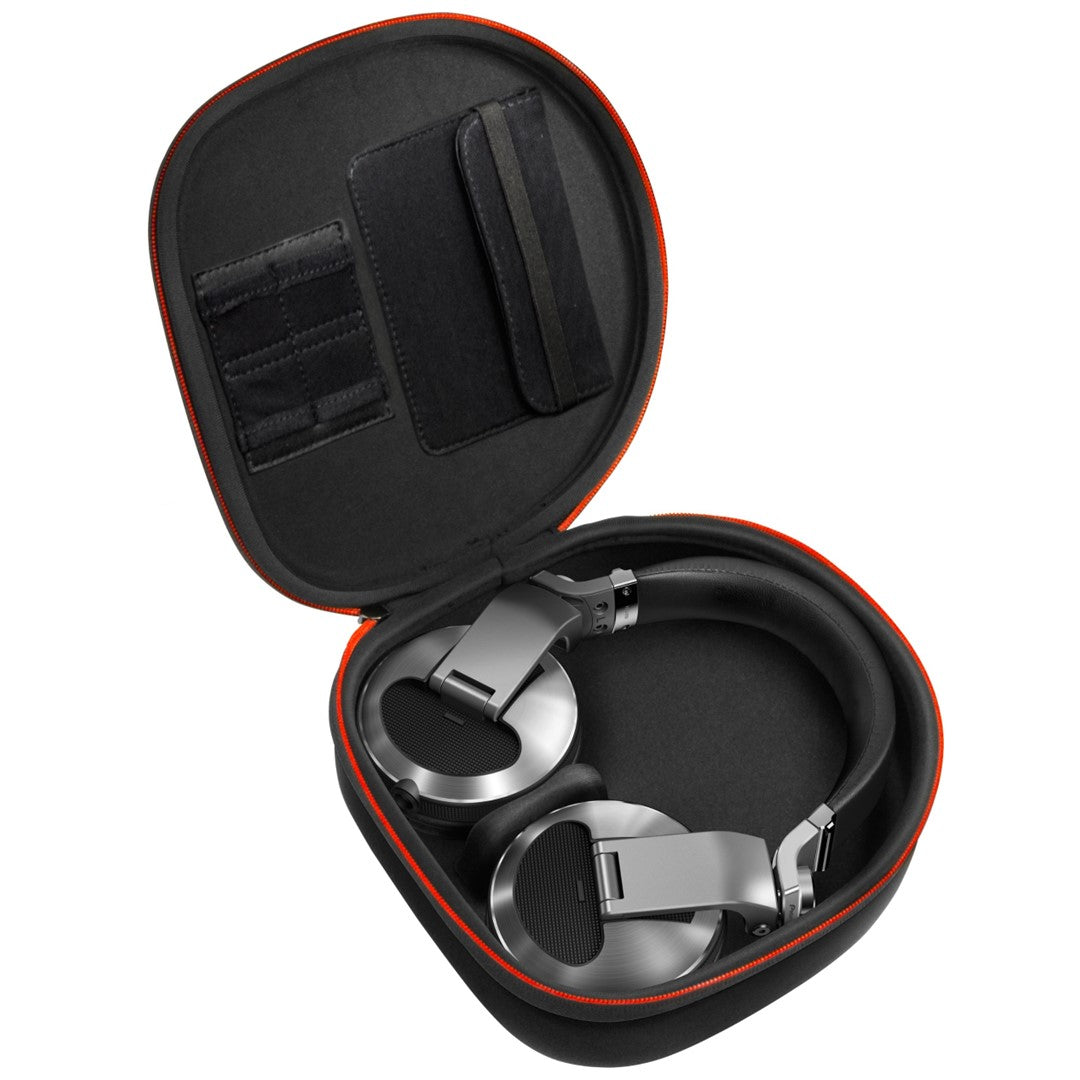 HDJ-X10 Flagship Over-Ear DJ Headphones in Silver- Case- Open