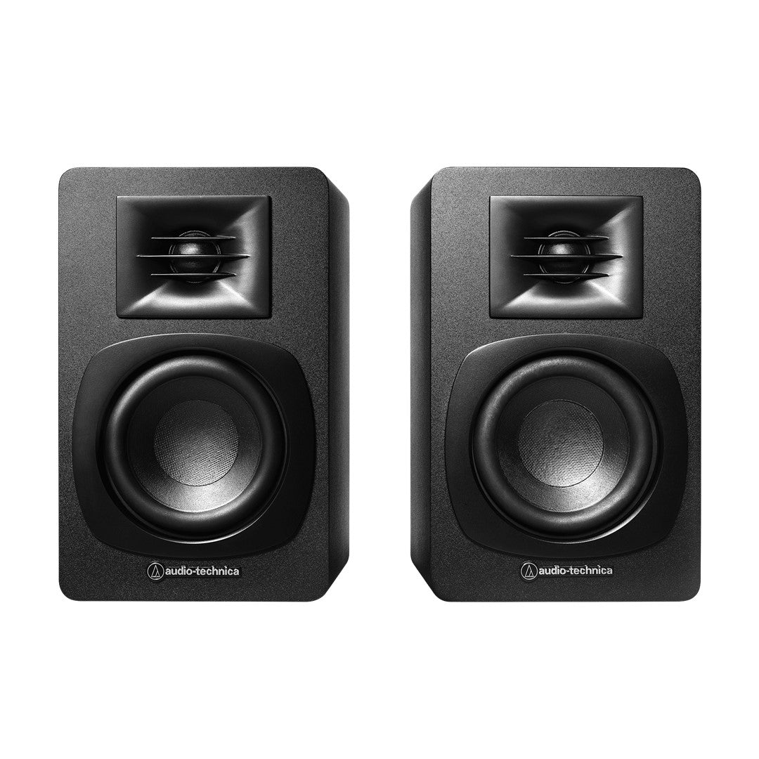 Audio-Technica AT-SP3X 3 Powered Bookshelf Speakers(Pair)-Front