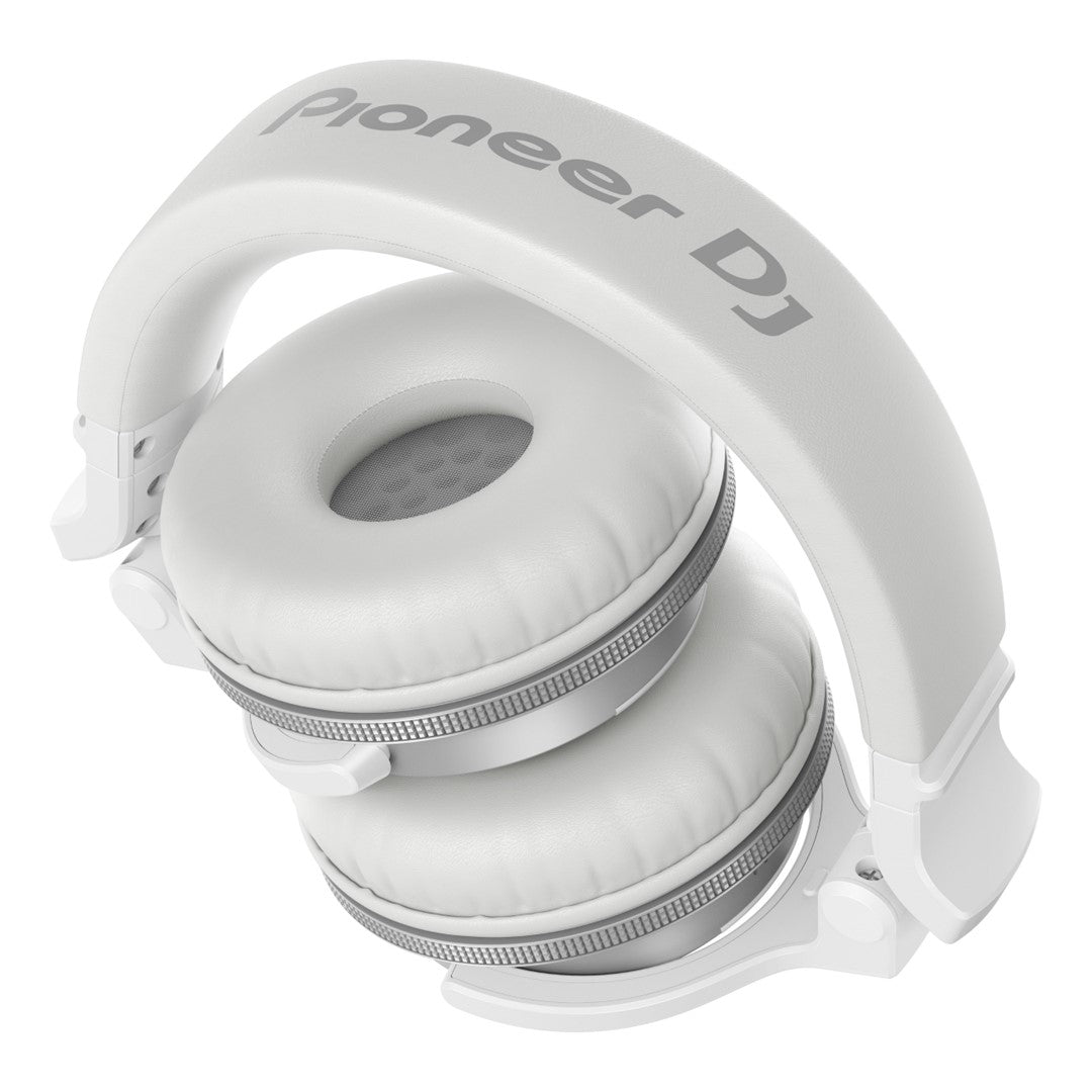 Pioneer DJ HDJ-CUE1BT-W Bluetooth DJ Headphones(White)-Folded