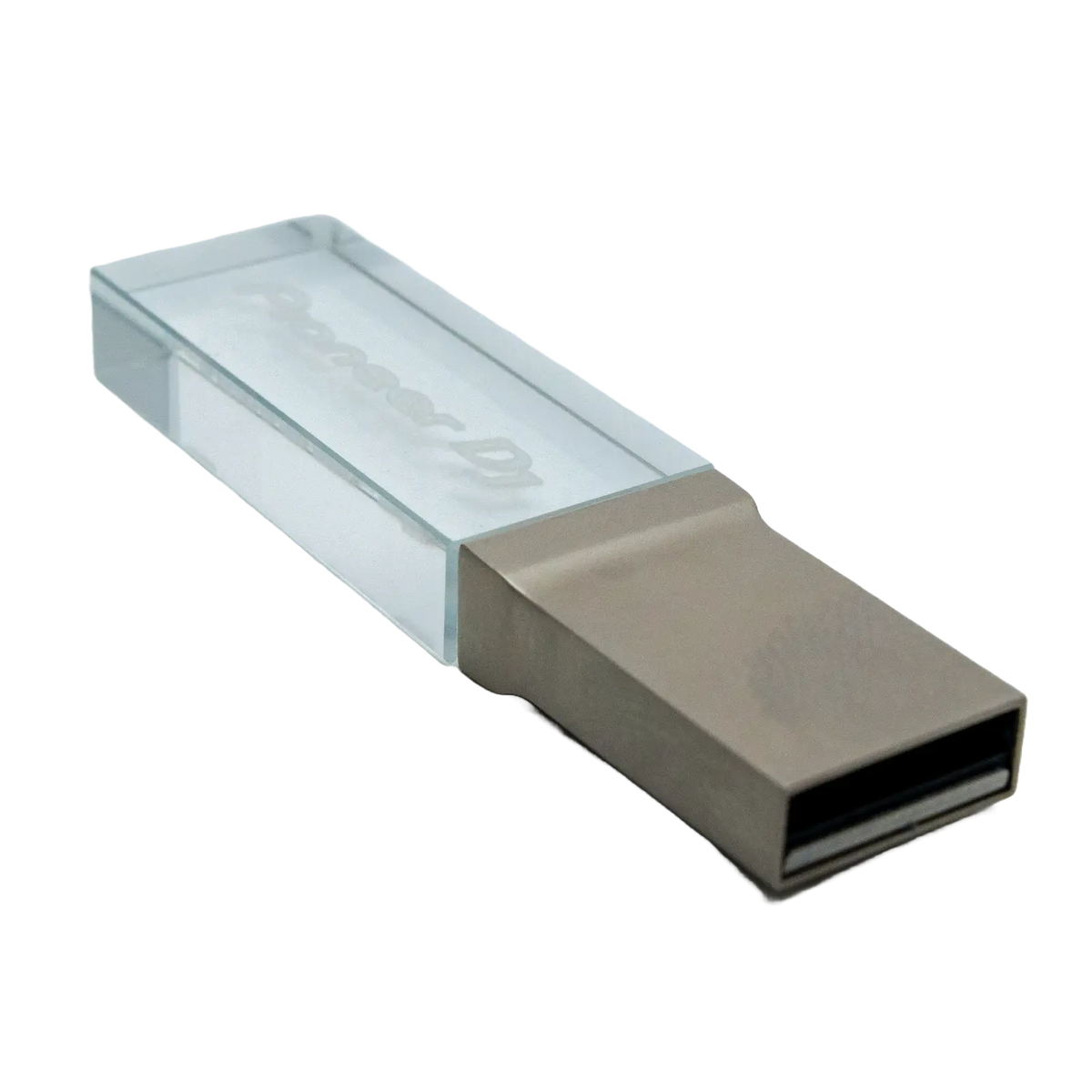 USB3-32GB Crystal -Front Left