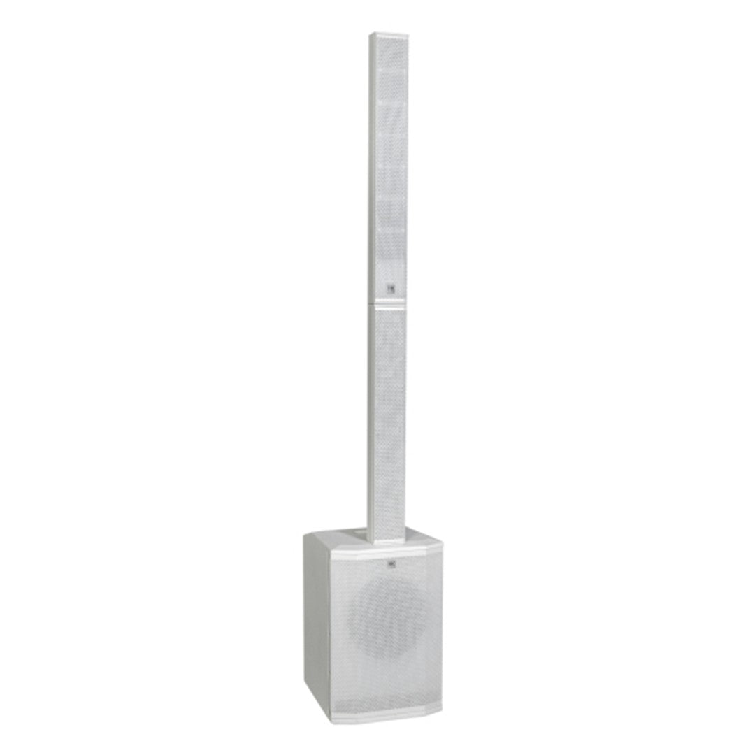 HK Audio POLAR-10MKII-WH Column Speaker In White-Front Left